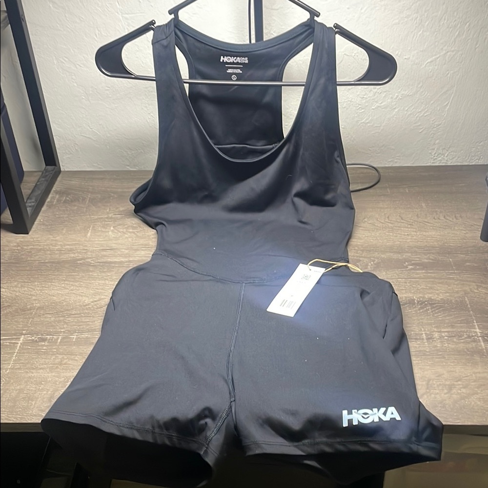 Hoka Black Women's Jumpsuit Romper